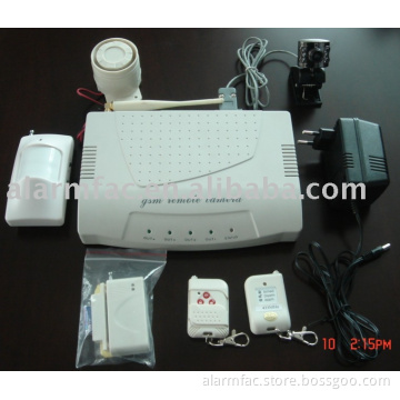 GSM/GPRS alarm system with photo-taking function